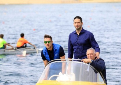 Serbian minister visited canoe sprint training in Belgrade