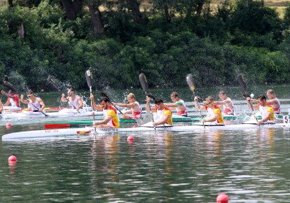 Spain takes gold in dramatic K4M 500 metres final