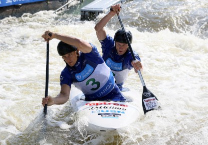 Czech and British team successful during the opening day of Canoe Slalom European Championships in Prague