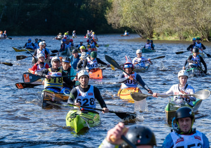 German-French win at the 2024 Krumlov canoe marathon