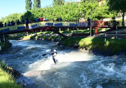 Wildwater canoeing paddlers test the World Championships venue