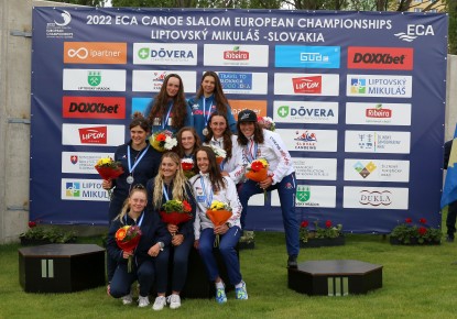 Host nation wins first gold medal of the 2022 ECA Canoe Slalom European Championships