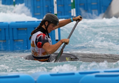 Canoe Slalom paddlers competed at pre-Olympic race in Tokyo