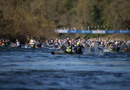 Carre and Pete winners of the 2024 edition of the International Marathon of the Gorges de l'Ardèche