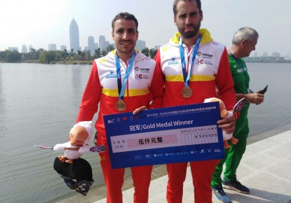 Familiar faces on the podium of Canoe Marathon World Championships