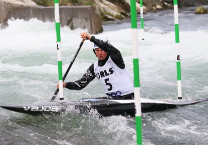 Favourites among the best in the heats of the ECA European Open Canoe Slalom Cup in Slovenia