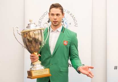 Mindaugas Maldonis best Lithuanian paddler of the season 2022 