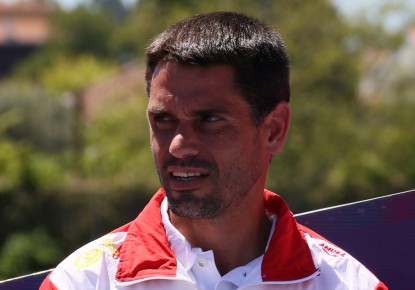 Ramón Ferro waves goodbye to competitive canoe marathon