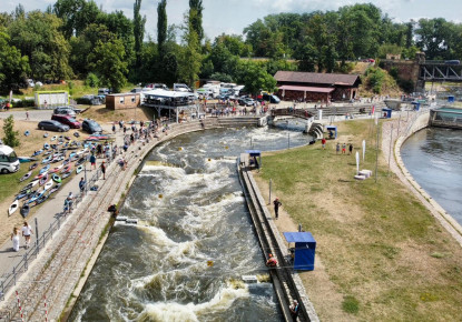 Young Czech paddlers dominated on day one of the 2023 Canoe Slalom Olympic Hopes