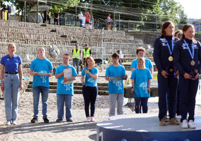 Young people with Down Syndrome included in medals ceremonies 