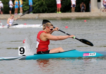 Yvonne Schuring ended her competitive canoe sprint career