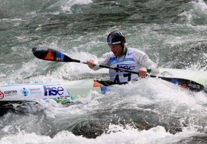World Champion Nejc Žnidarčič the fastest on Kolpa River